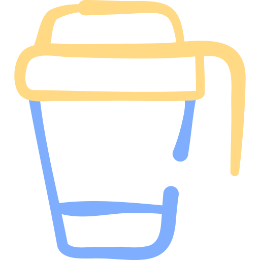 kubek termiczny Basic Hand Drawn Color ikona