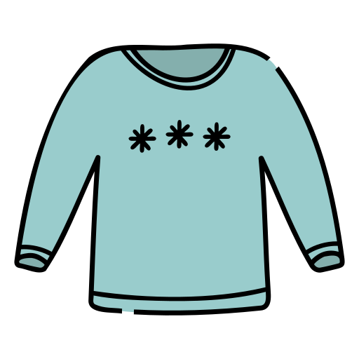 Sweater Generic Thin Outline Color icon