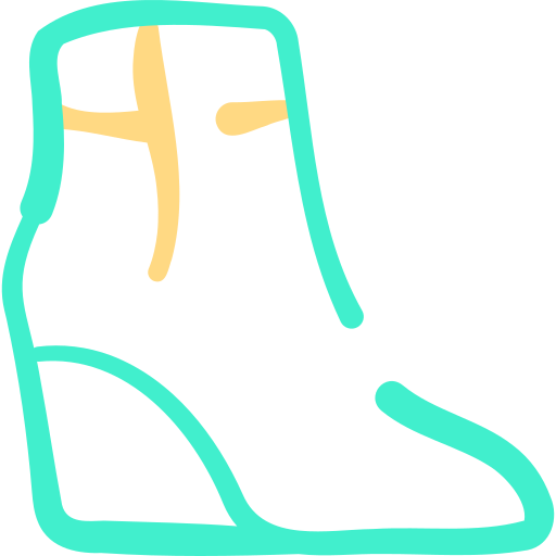 scarpe da donna Basic Hand Drawn Color icona
