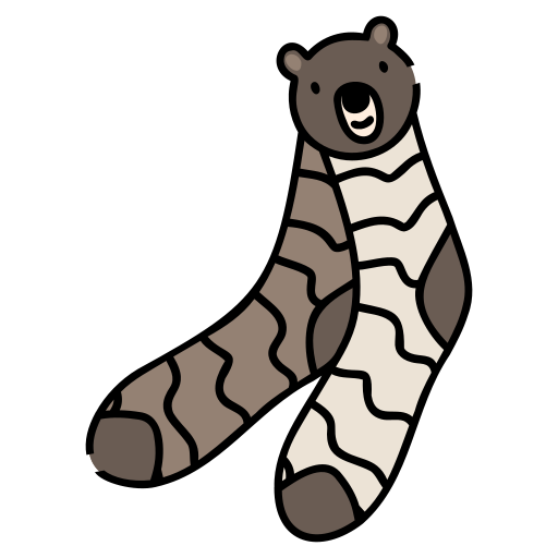 socken Generic Thin Outline Color icon
