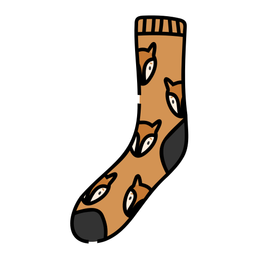 socken Generic Thin Outline Color icon