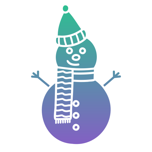 boneco de neve Generic Flat Gradient Ícone