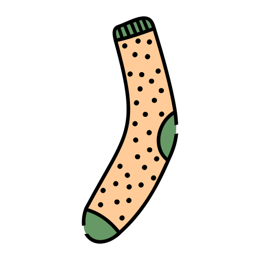 calcetines Generic Thin Outline Color icono