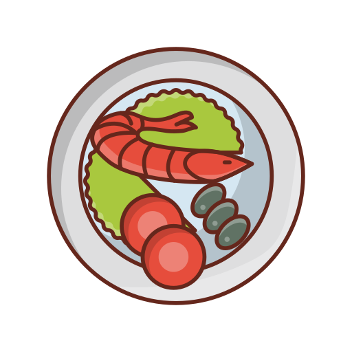 camarones Generic Outline Color icono
