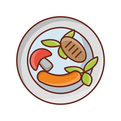 Dish Generic Outline Color icon