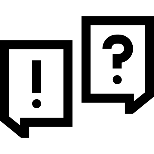 discussion Basic Straight Lineal Icône