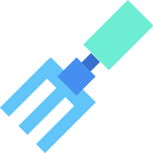 Pitchfork Generic Blue icon