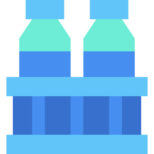 Milk bottle Generic Blue icon