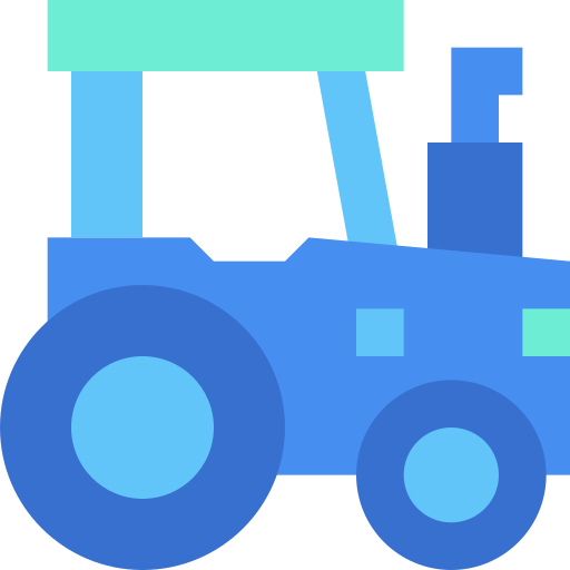 tracteur Generic Blue Icône