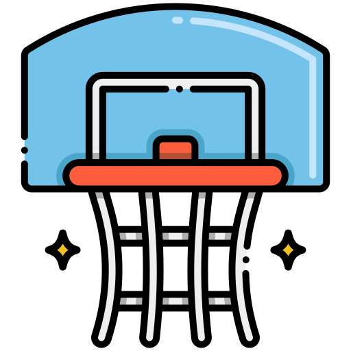 basketbal hoepel Generic Outline Color icoon