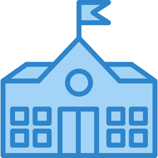 学校 Generic Blue icon