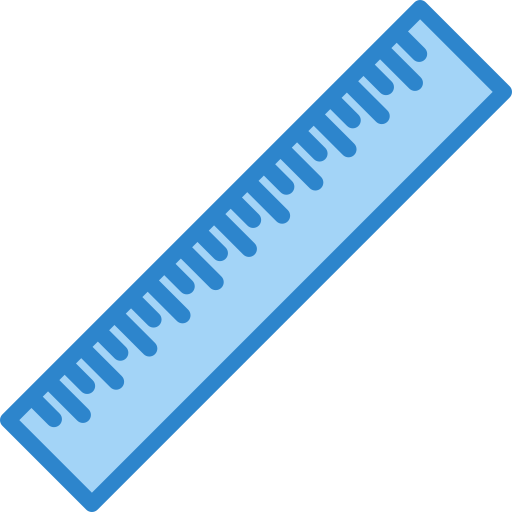 Ruler Generic Blue icon