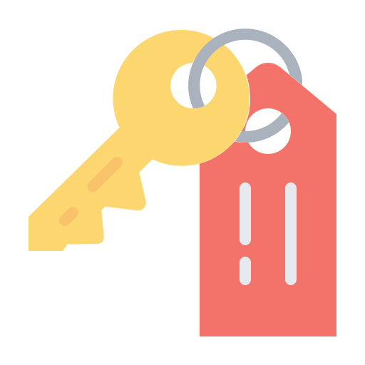 Ключ от комнаты Generic Flat иконка