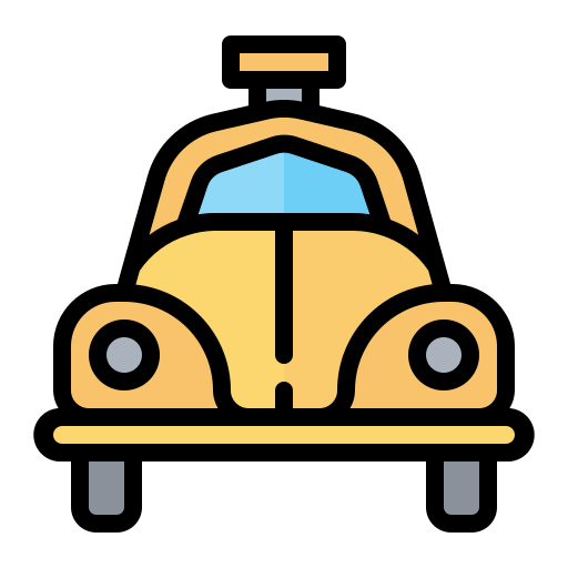 taxi Generic Outline Color icono