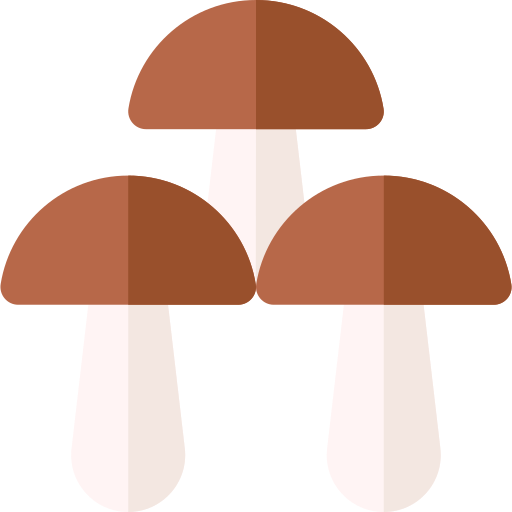 cogumelos Basic Rounded Flat Ícone