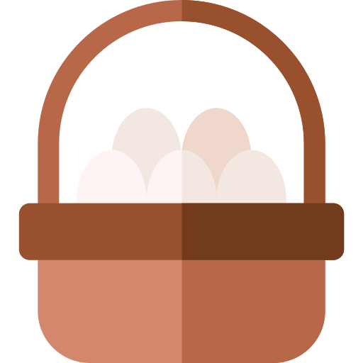 Eggs Basic Rounded Flat icon
