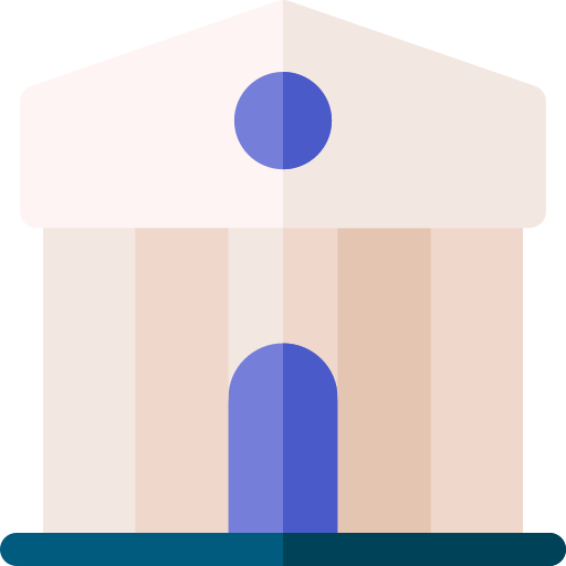 銀行 Basic Rounded Flat icon