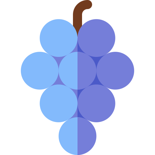 Виноград Basic Rounded Flat иконка