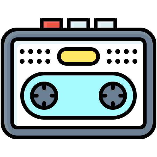 magnetofon Generic Outline Color ikona