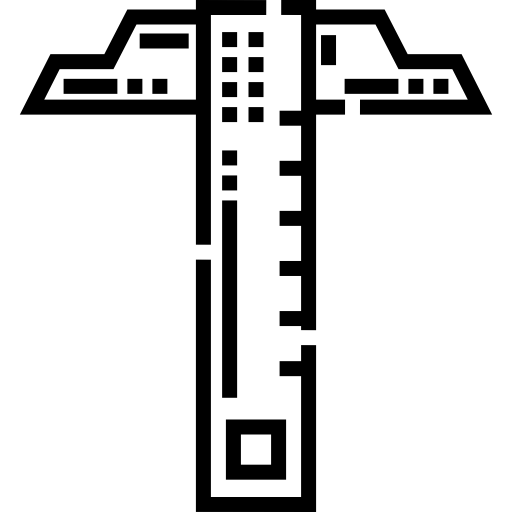 ルーラー Detailed Straight Lineal icon