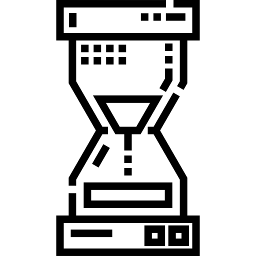 klepsydra Detailed Straight Lineal ikona