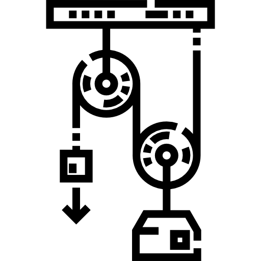 puleggia Detailed Straight Lineal icona
