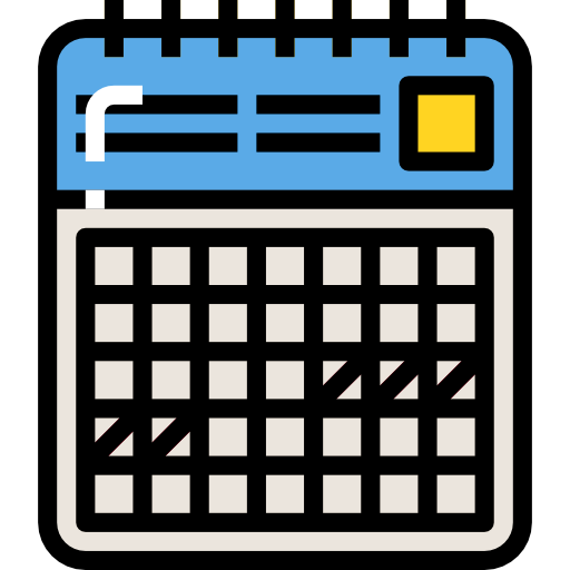 Calendar Skyclick Lineal Color icon