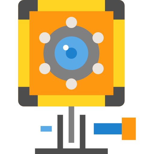 Action camera Skyclick Flat icon