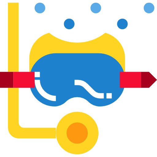 Goggles Skyclick Flat icon