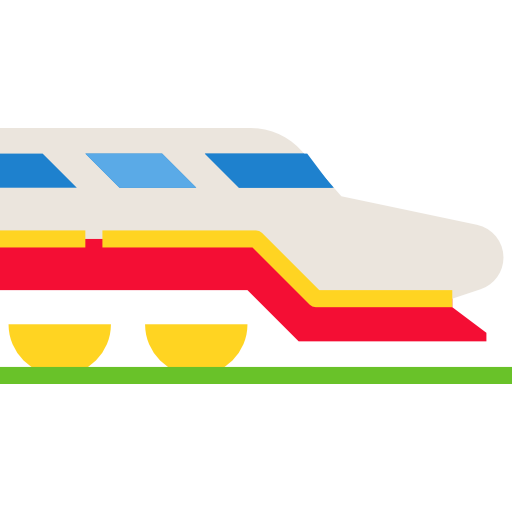trein Skyclick Flat icoon