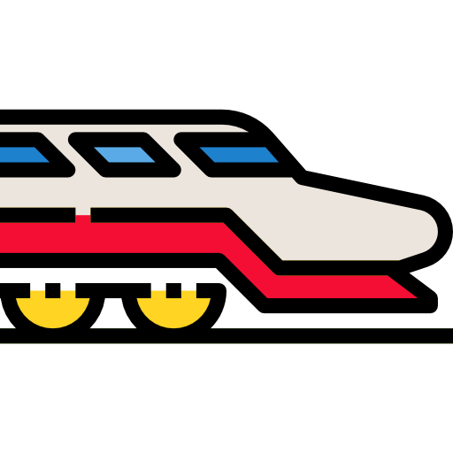 Поезд Skyclick Lineal Color иконка
