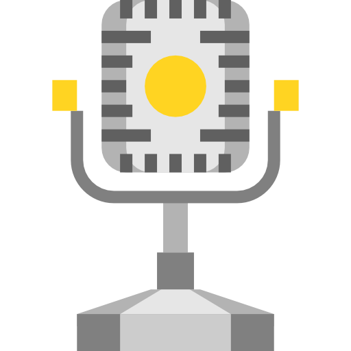 Microphone Skyclick Flat icon