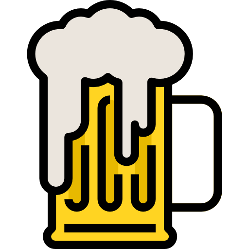 Beer Skyclick Lineal Color icon