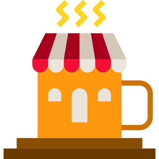 maquina de cafe Skyclick Flat icono