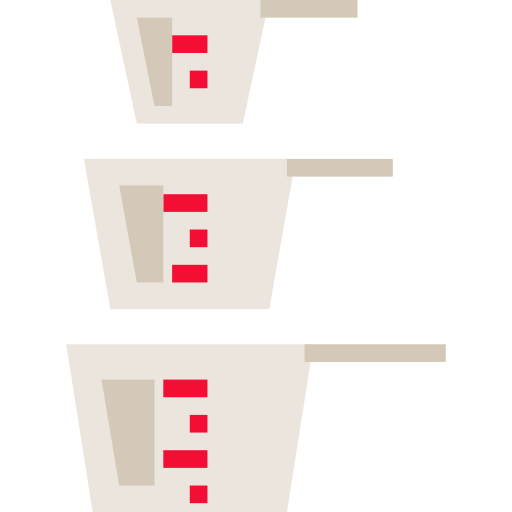 Measuring cup Skyclick Flat icon