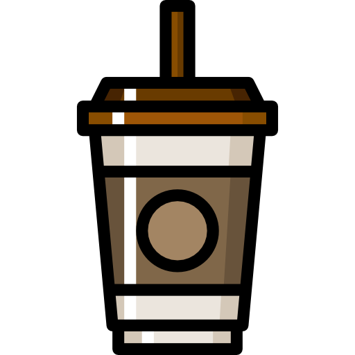 caffè freddo Skyclick Lineal Color icona