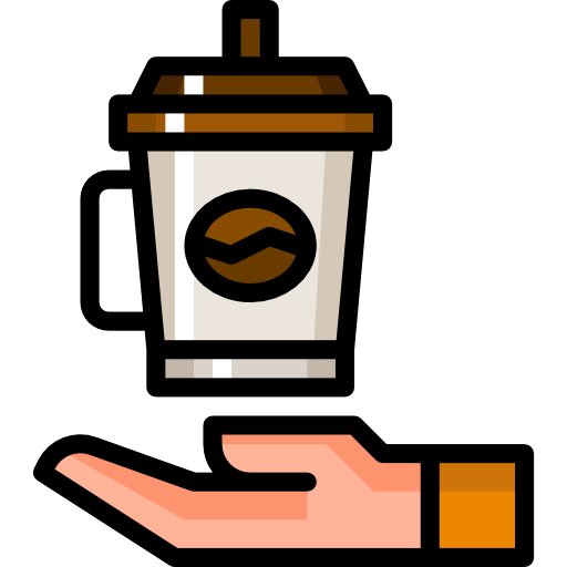 caffè caldo Skyclick Lineal Color icona