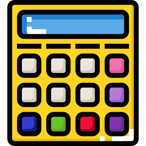 Calculator Skyclick Lineal Color icon