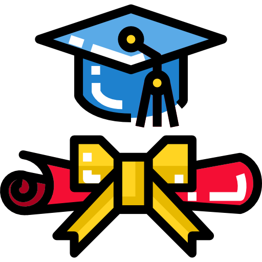 diploma Skyclick Lineal Color icono