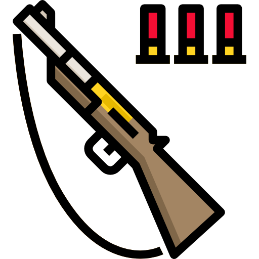 Gun Skyclick Lineal Color icon