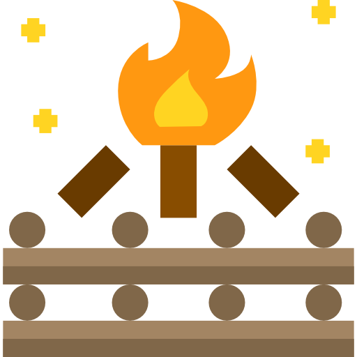 lagerfeuer Skyclick Flat icon