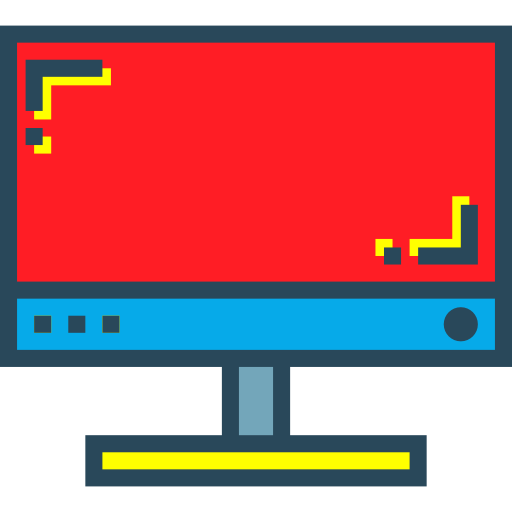 Computer Skyclick Lineal Color icon