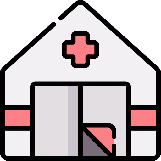 namiot medyczny Special Lineal color ikona