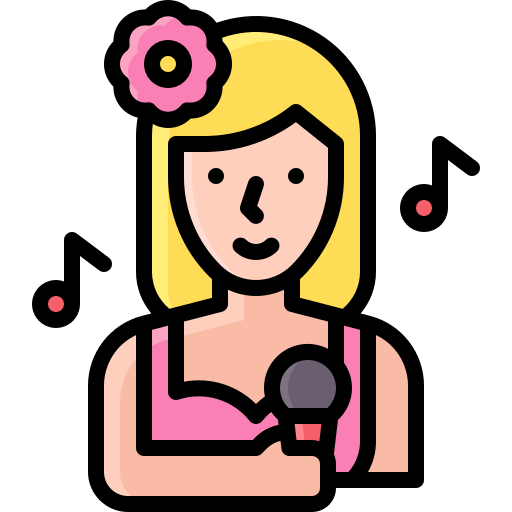 Singer Generic Outline Color icon