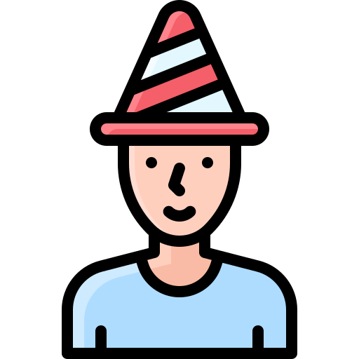 chapéu de festa Generic Outline Color Ícone