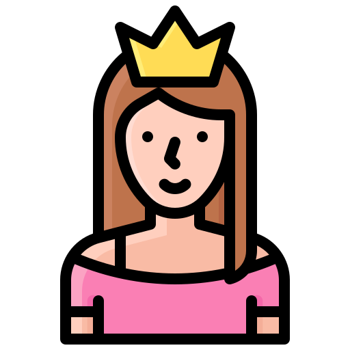 princesa Generic Outline Color icono