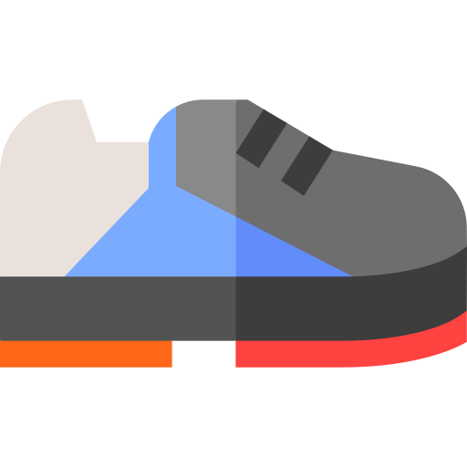 chaussure Basic Straight Flat Icône