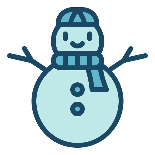 Snowman Generic Blue icon