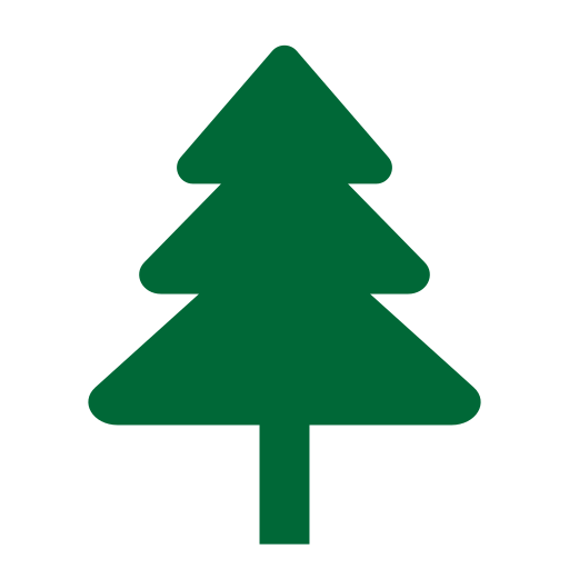 Árbol de navidad Generic Flat icono