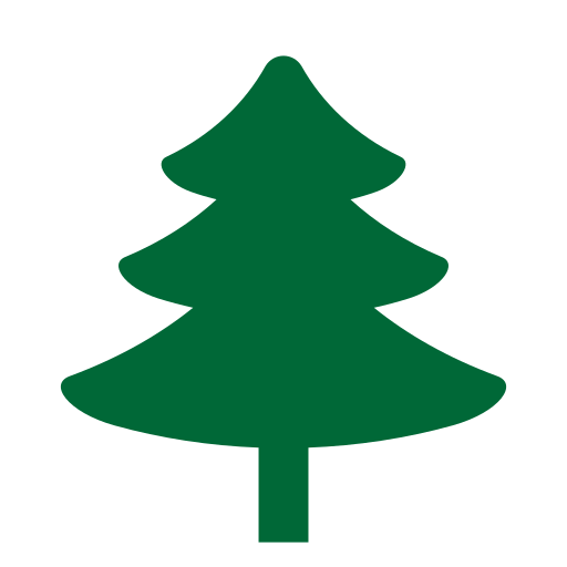 Árbol de navidad Generic Flat icono